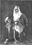 Colonel Lawerence of Arabia of MI-6 dressed as Quran Reading Arab in Jerusalem 1918